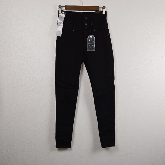 Blue Savvy Denim - Black High-Waisted Skinny Jeans